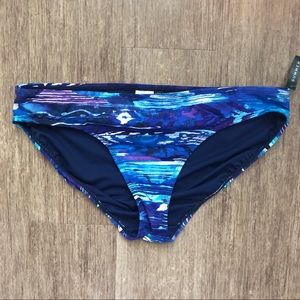 Lauren Ralph Lauren Navy Blue Bikini Swim Bottoms